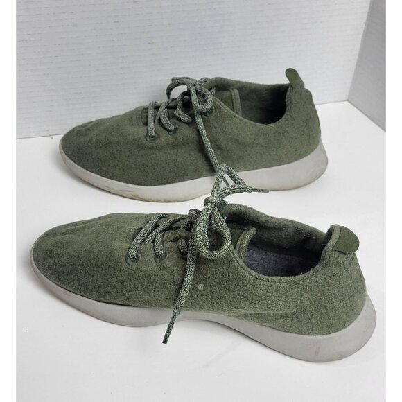Allbirds Mens Wool Runners Green Lightweight Sneakers M10 - Picture 7 of 9